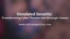 Simulated Security: Transforming Cyber Threats into Strategic Games